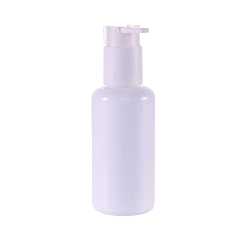 Bouteille de lotion vide en verre blanc opale de 40 ml