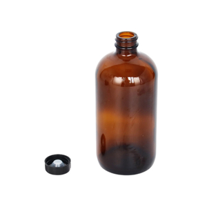 Bouteille d'huile essentielle en verre ambré de 100 ml pour un usage quotidien