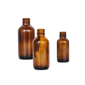 Bouteille d'huile essentielle en verre Boston de 15 ml pour les soins personnels