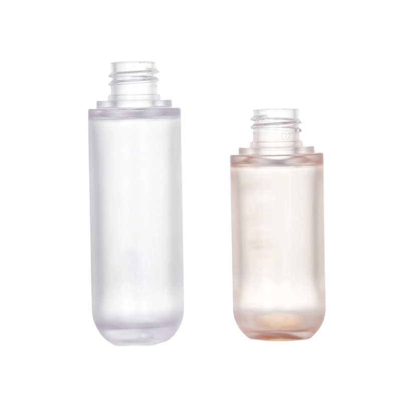 Bouteille de lotion en plastique transparente unique pour les soins de la peau
