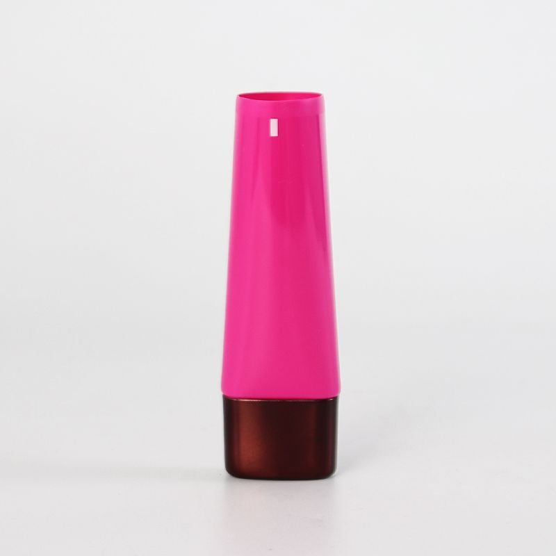 Tube souple en plastique pour crème de soin de la peau rechargeable de 100 ml