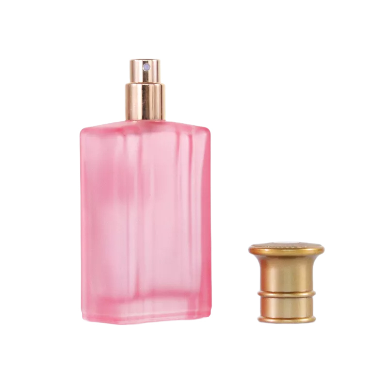 Flacon de parfum de voyage givré rose 60 ml