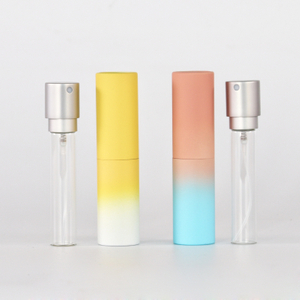 Atomiseur de parfum coloré de 10 ml avec design torsadé
