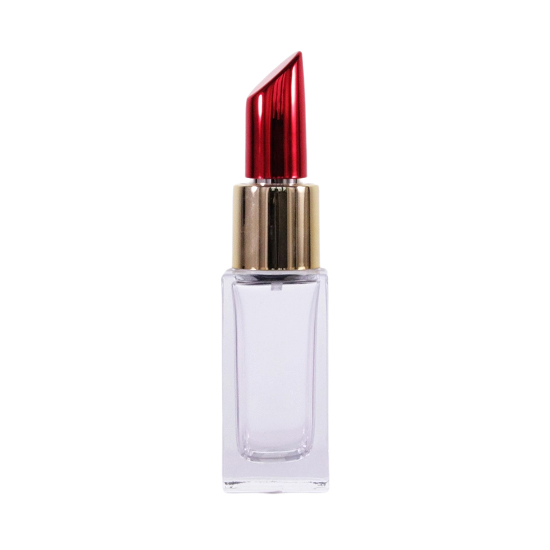 Flacon de parfum en verre de poche style rouge à lèvres