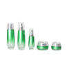 Flacon pompe de lotion en verre vert 100 ml