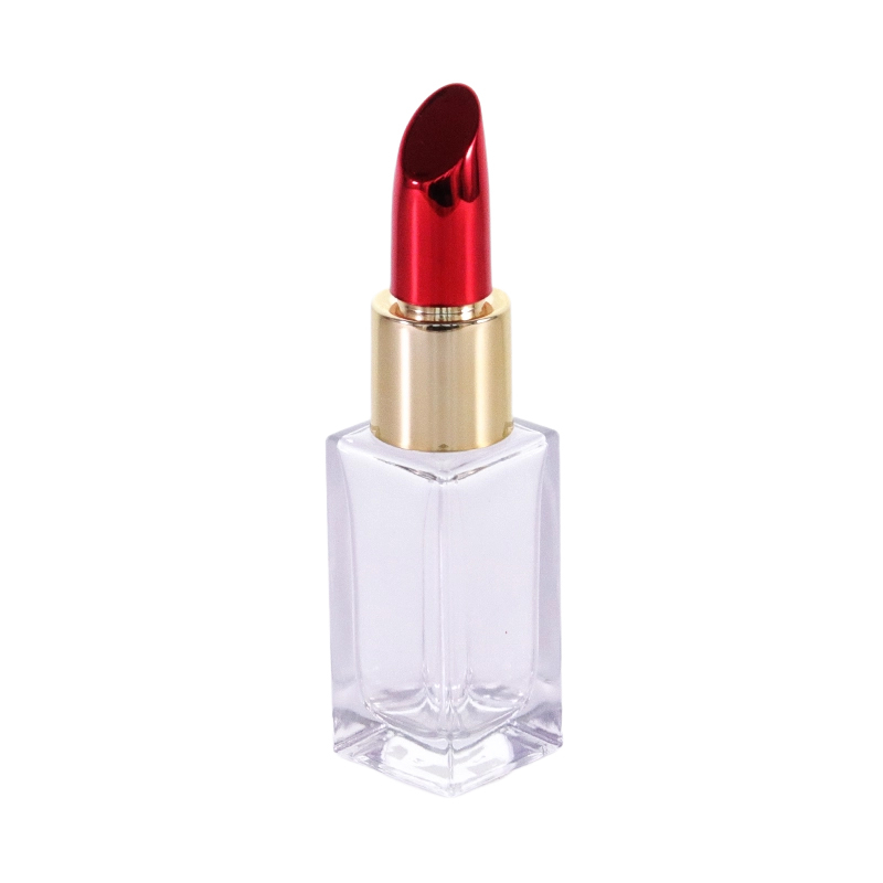 Flacon de parfum en verre de poche style rouge à lèvres