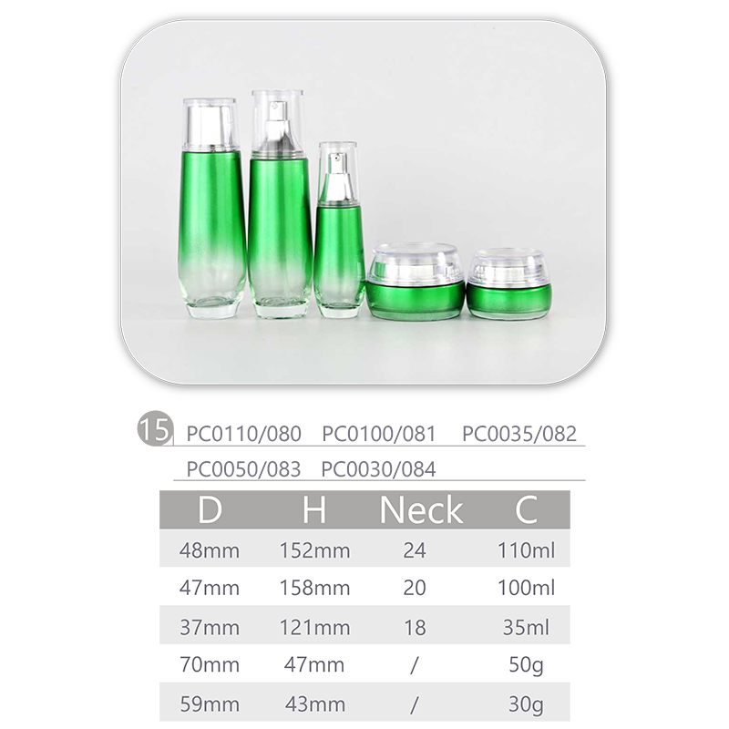 Flacon pompe à lotion en verre de 100 ml