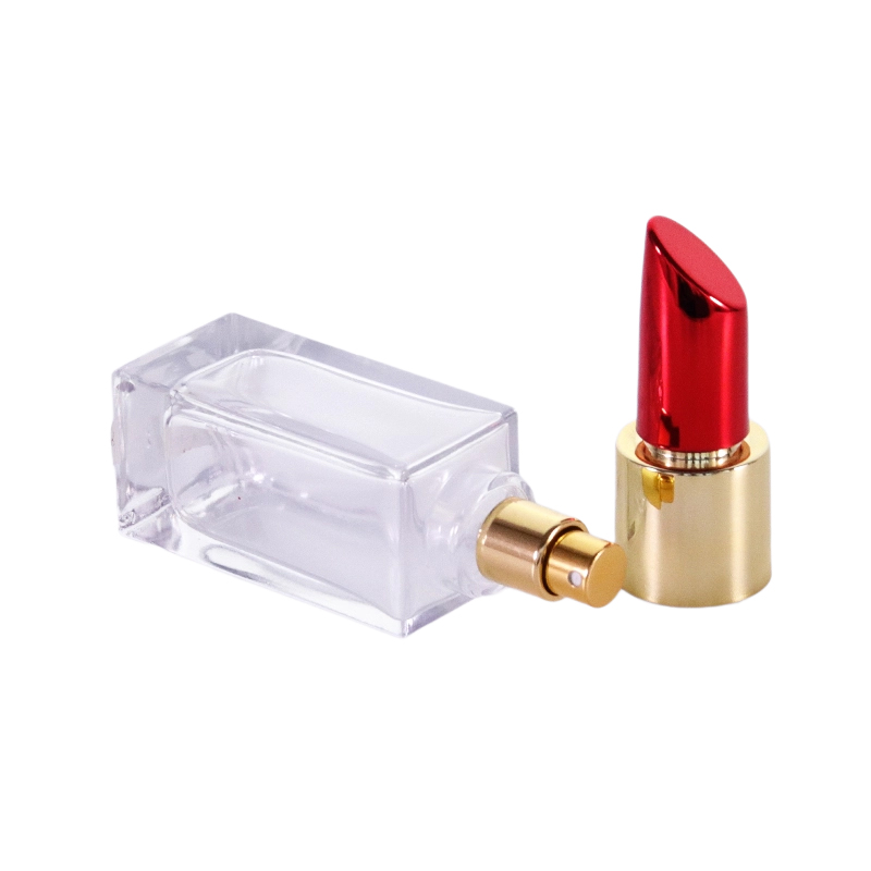 Flacon de parfum en verre de poche style rouge à lèvres